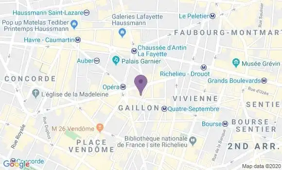 Localisation Mtre Pauly Marie