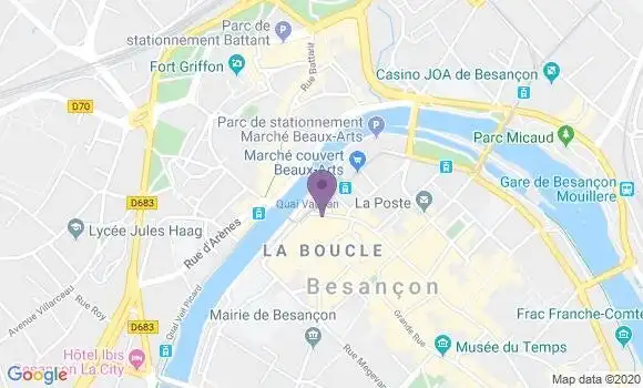 Localisation Mtre Simonin Edwige