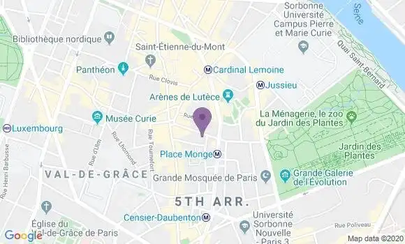 Localisation Mtre Bonvarlet Emilie