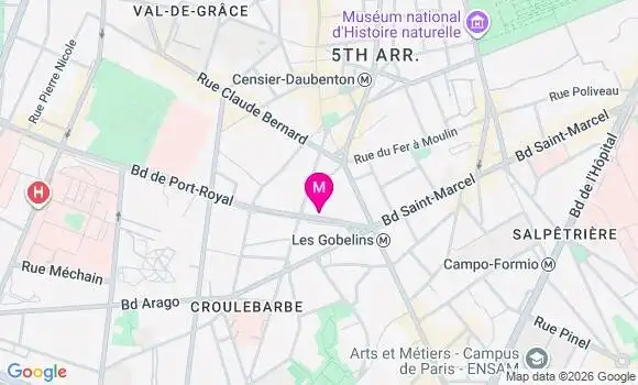 Localisation Mtre Caquet Anne Laure