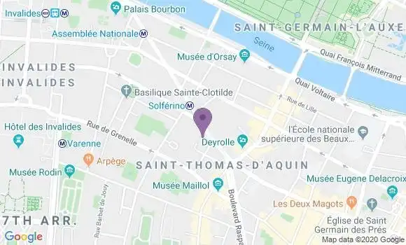 Localisation Mtre Paut Anne Charlotte