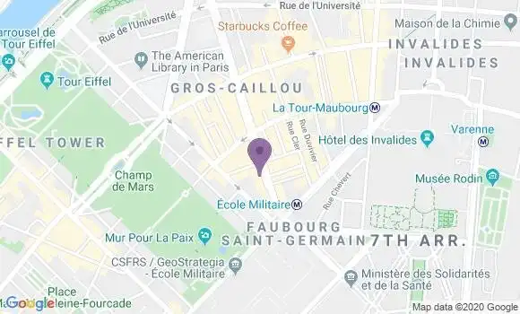 Localisation Mtre Postec Benjamin