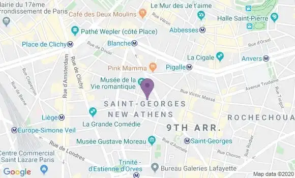 Localisation Mtre Perret Claire