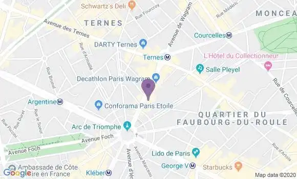 Localisation Mtre Pallier Fanny