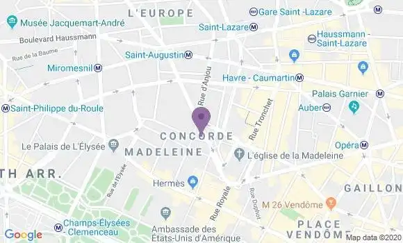 Localisation Mtre Pallin François