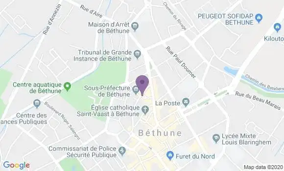 Localisation Mtre Becu Philippe