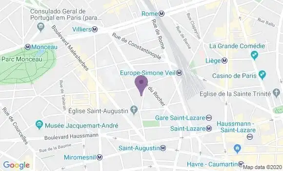 Localisation Mtre Philippe Nicolas