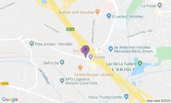 Localisation Mtre Billai Anne