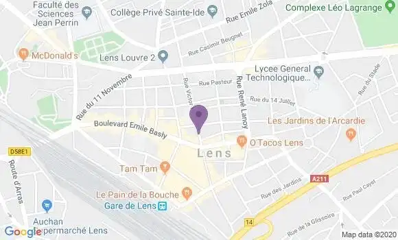 Localisation Mtre Geoffroy Jean Bernard