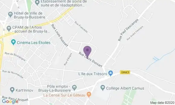 Localisation Mtre Lejeune Thierry