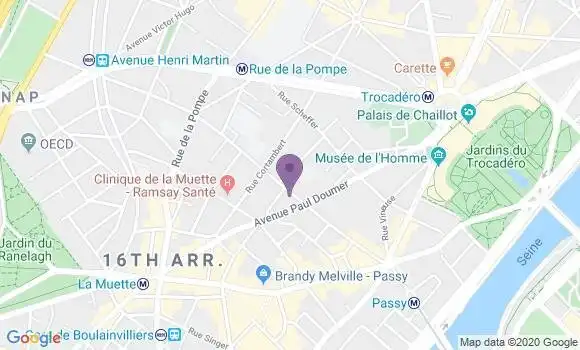 Localisation Mtre Gimonet Isabelle