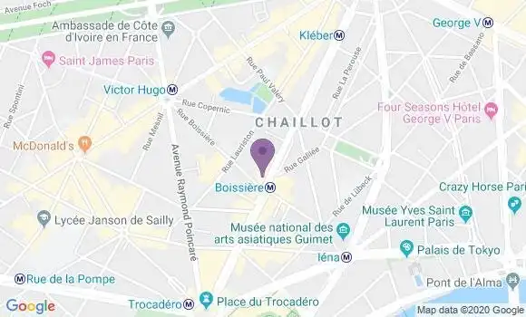 Localisation Mtre Girod Lionelle