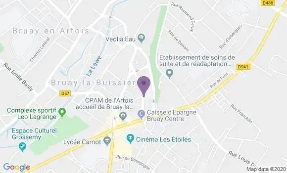 Localisation Mtre Malbrancq Fanny