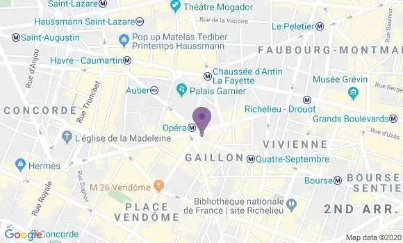 Localisation Mtre Alaric Julie