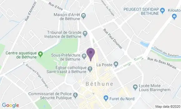 Localisation Mtre Preud