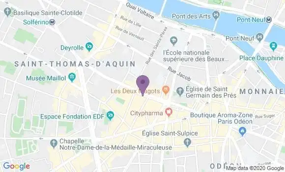 Localisation Mtre Caron Charlotte