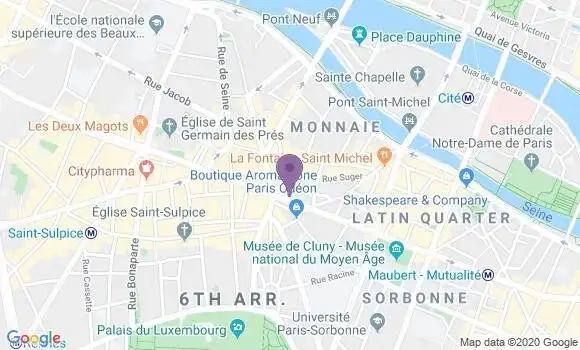 Localisation Mtre Daudet Henri