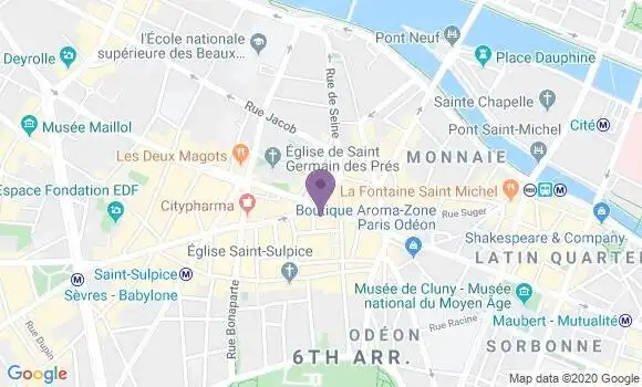 Localisation Mtre Lemoine Laurie