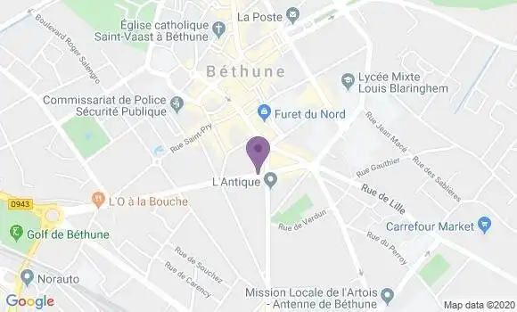 Localisation Mtre Vantroyen Sylvie