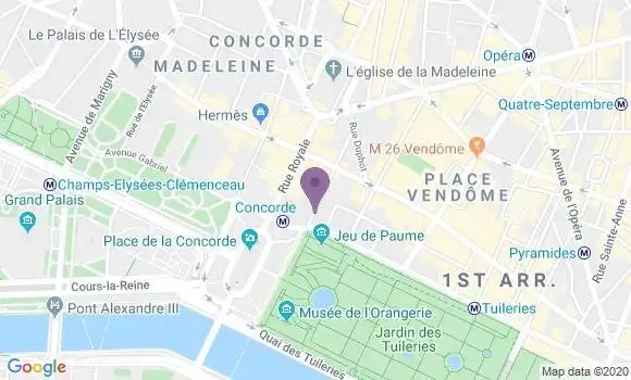 Localisation Mtre Andre Nicolas