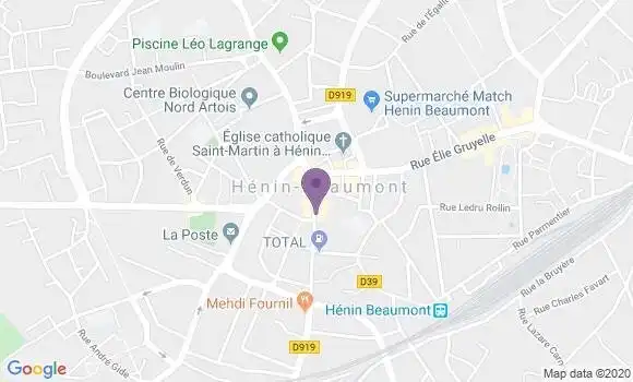 Localisation Mtre Waterlot Eric