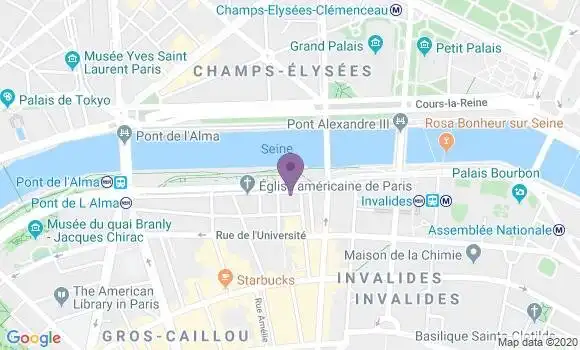 Localisation Mtre Mandelbaum Jean Florent