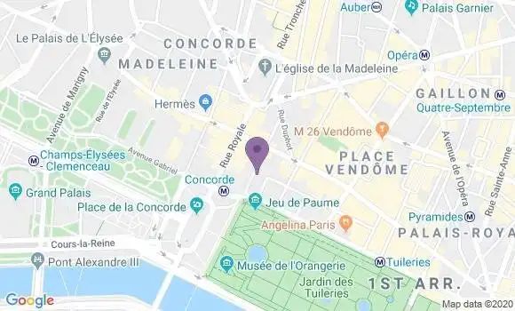 Localisation Mtre Laugier François