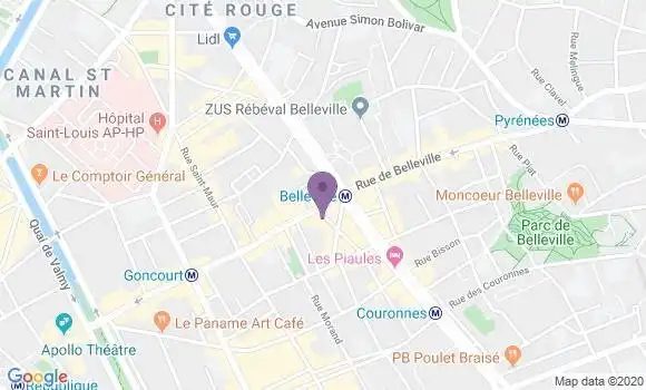 Localisation Mtre Lerme Véronique