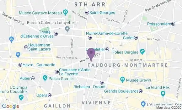 Localisation Mtre Alexandre David