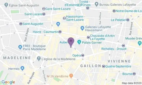 Localisation Mtre Auvergne Sophie