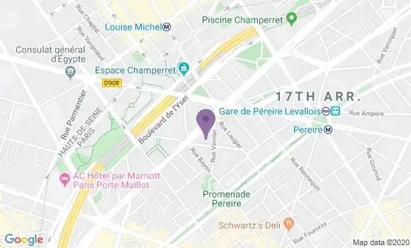 Localisation Mtre Alfer Aline