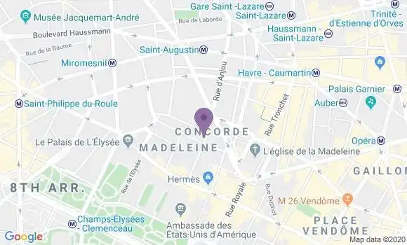 Localisation Mtre Arnould Caroline
