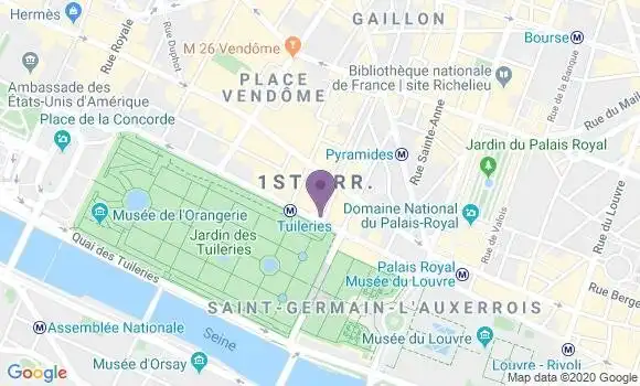 Localisation Mtre Bazin Guillaume
