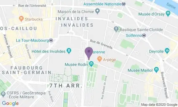 Localisation Mtre Baron Annabelle