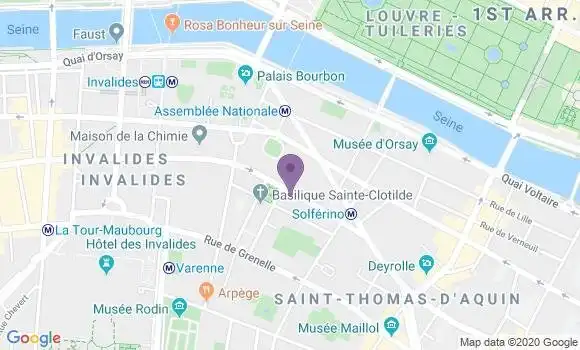 Localisation Mtre Bousseau Claire