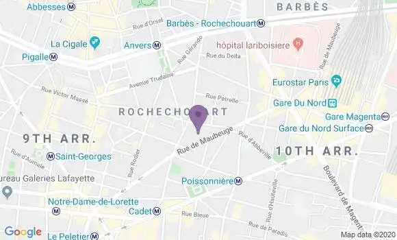 Localisation Mtre Mangenot Valentin