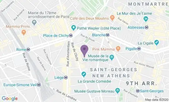 Localisation Mtre Martin Lucie