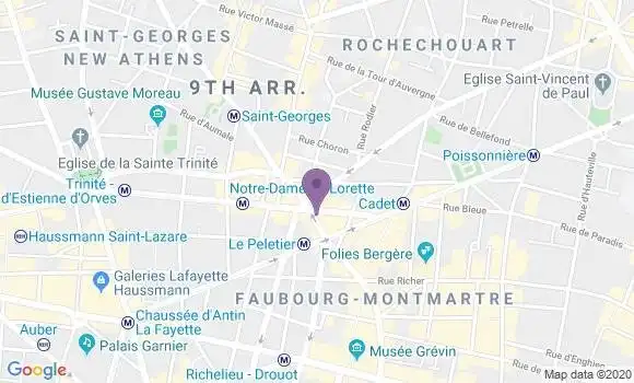 Localisation Mtre Megalou Eric Maxime