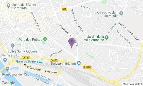 Localisation Mtre Montazel Laurence