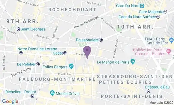 Localisation Mtre Béthune Hortense