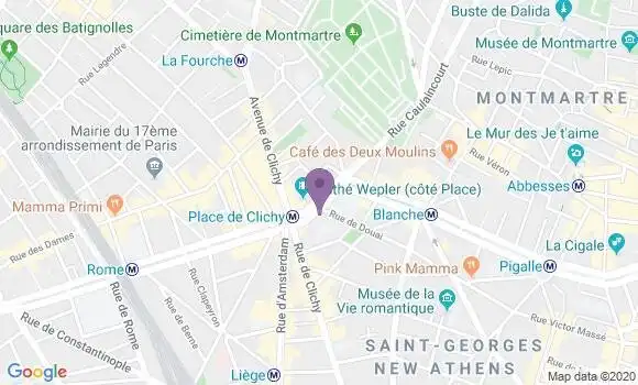 Localisation Mtre Bourovitch Saskia