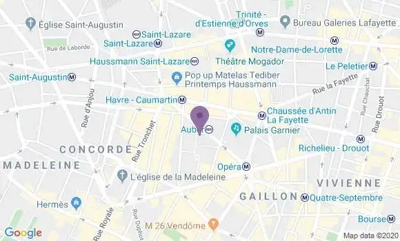 Localisation Mtre Casanova Audrey