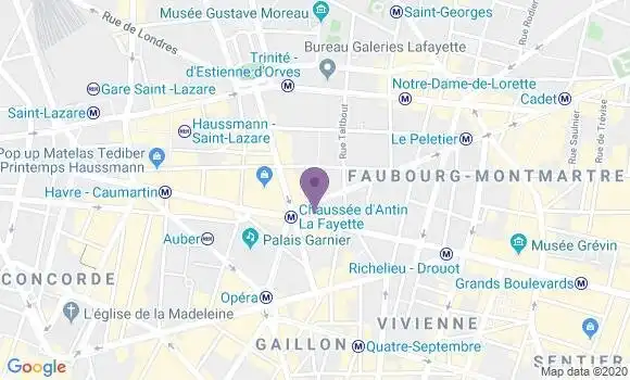 Localisation Mtre Chatelin Victoire