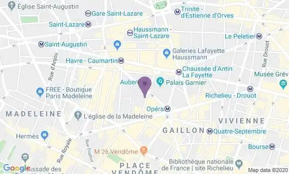 Localisation Mtre Decarsin Louise