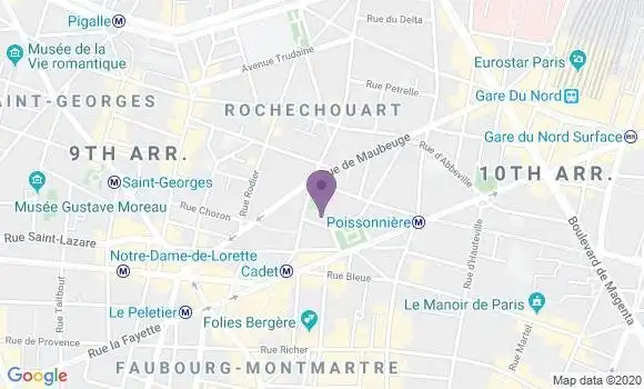 Localisation Mtre Declercq Charlotte