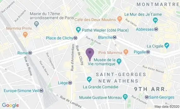 Localisation Mtre Deroch Bastien