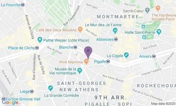 Localisation Mtre Diaz Hugues