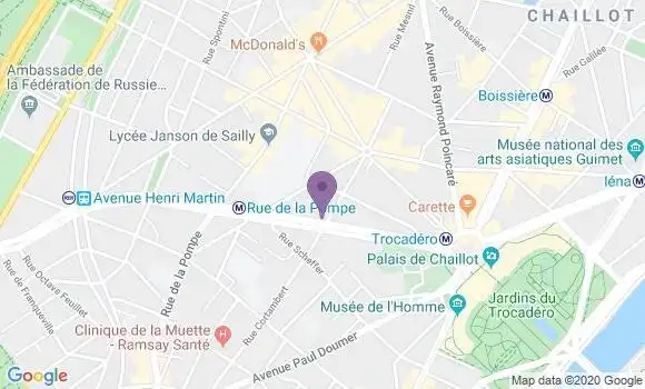 Localisation Mtre Massignon Bertille