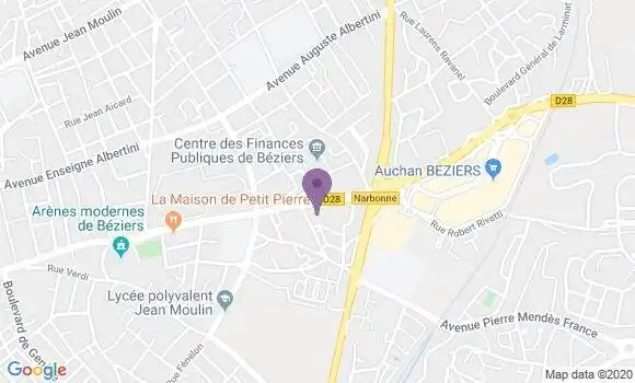 Localisation Mtre Siau Bruno