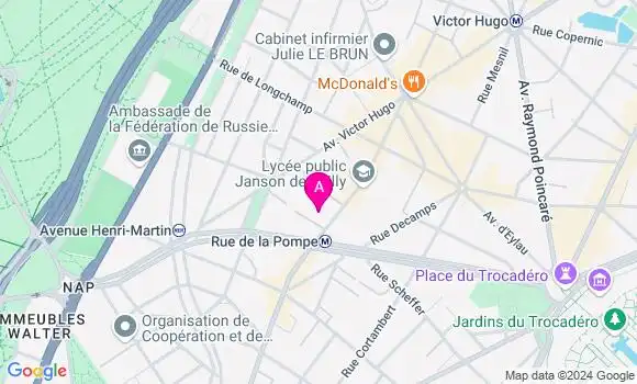Localisation Mtre Millagou Bernard